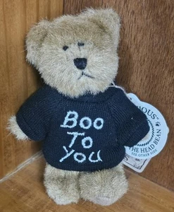Boyds Bears 4 In Mini Message Halloween “Boo To You” Halloween 567026 With Tag - Picture 1 of 4