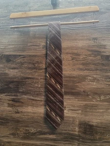 Corbata a cuadros Bergere vintage años 80 carreras de caballos caza - Imagen 1 de 4