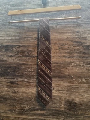 Vintage 80s Plaid Tie 1960s Bergere  Horse Racing Hunting Necktie - Image 1 of 4