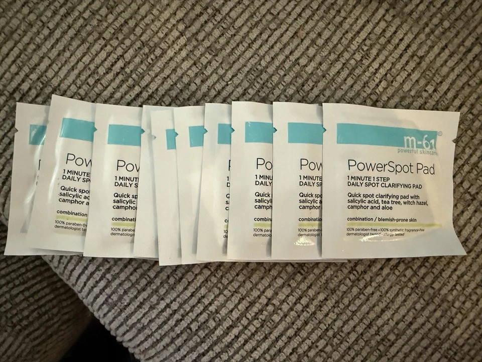 10-pk M-61 PowerSpot Pad 1 Minute 1 Step Daily Spot Clarifying Pads NEW no BOX - Image 1 of 1