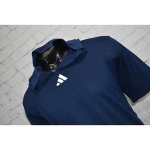 Adidas Gimnasio Sudadera con Capucha Camisa Entrenamiento Para Hombres Talla 2XL Rendimiento Poliéster Azul - Imagen 1 de 5