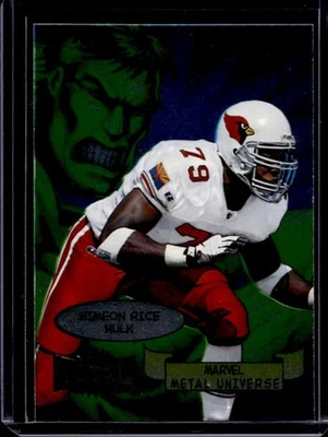 1997 Skybox Metal Universe Simeon Rice Marvel #16 Cardinals - Image 1 of 2