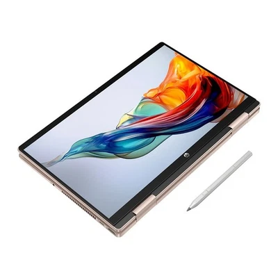 Notebook HP Pavilion X360 Touch 14-ek1102ds 14t PC 13.5" i3 8GB chave com iluminação traseira W11 - Imagem 1 de 4