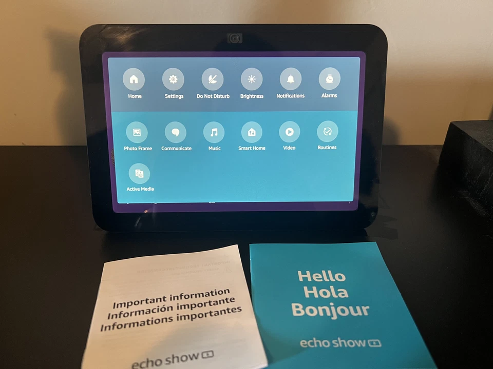 Amazon Echo Show 8 (3rd Generation) Smart Display Speaker - Charcoal - Image 1 of 4