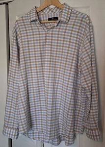 Herren Hart Schaffner Marx Langarm Kariertes Hemd, Größe XL  - Bild 1 von 4