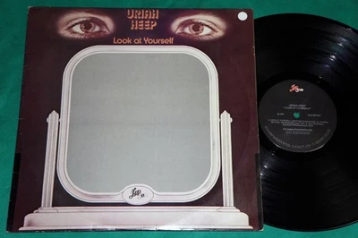Uriah Heep ‎- Look At Yourself BRAZIL 3rd Press LP 1987 - Image 1 of 2