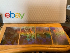 1995 Marvel X-Men CHEF BOYARDEE Mystery Super Villains 4 Karten 3d Hologramm Set - Bild 1 von 10
