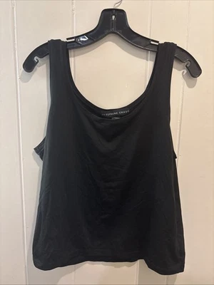 Camiseta sin mangas Josephine Chaus para mujer grande negra Foto 1 de 4