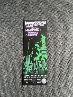 Tyler The Creator Madison Square Garden Concert Commemorative Ticket Stub 2025 - Image 1 of 2