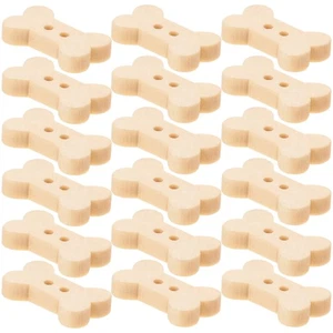 100 Pcs Decorative Button Hand-made Craft Buttons Bone for Sewing Shaped - Picture 1 of 12