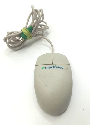 Vintage Used Emachines Wired Mouse PS/2 Model M-SAS51 - Image 1 of 3