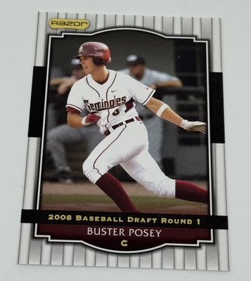 Razor Buster Posey #5 2008 draft ronda 1 Foto 1 de 3
