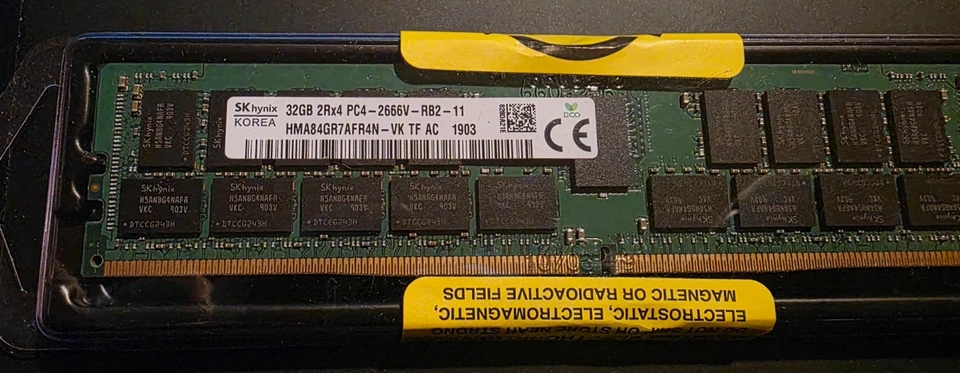 Hynix HMA84GR7AFR4N-VK 32GB PC4-21300 DDR4-2666MHz 2Rx4 ECC Memory Ref - Image 1 of 1