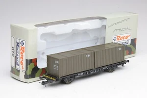 Roco Minitanks H0 812 Containertragwagen mit 2 Containern OVP ABC-2488 - Bild 1 von 6