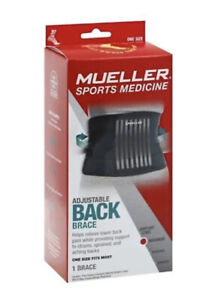 Mueller Sport Medicine Adjustable Back Brace One Size Fits Most