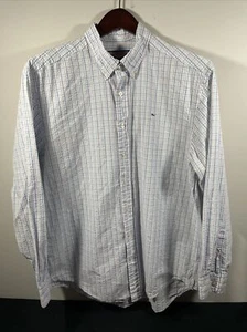 Camisa Vineyard Vines Ballena Cuadros Manga Larga Algodón Abotonada Para Hombres L Grande - Imagen 1 de 10