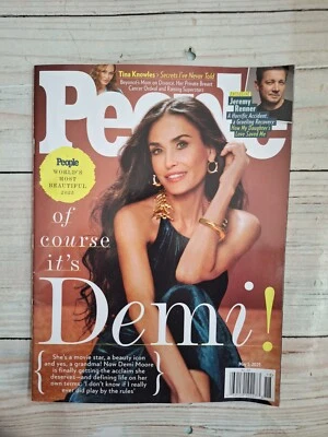 People Magazine May 5, 2025 Demi Moore - Jeremy Renner Free shipping - Image 1 of 2