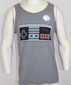 Camiseta sin mangas con licencia oficial de NES Nintendo Classic controlador - gris - med - Imagen 1 de 3