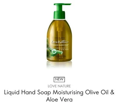 Oriflame Flüssige Handseife Feuchtigkeitsspendendes Olivenöl & Aloe Vera, 300ml *Sale*