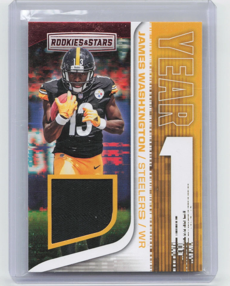 2018 Panini Rookies & Stars #YO-22 James Washington Year 1 Relics - Image 1 of 2