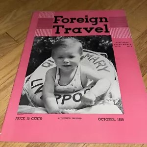Oct 1938 CUNARD FOREIGN TRAVEL Mag Havana / Golf in Europe / Nairobi /Isle Man - Foto 1 di 18