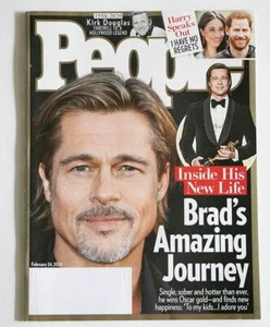 PEOPLE MAGAZINE FEBRUARY 24 2020 BRAD PITT COVER HIS AMAZING JOURNEY - Picture 1 of 1