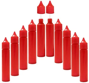 Chubby Gorilla - 30ml - soft - LDPE - Unicorn Leerflasche Flasche - rot - 10er S - Picture 1 of 2