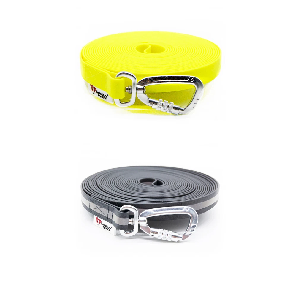 20 mm Hundeleine Schleppleine wasserabweisend Sicherheits Karabiner m. Handschla - Bild 1 von 1