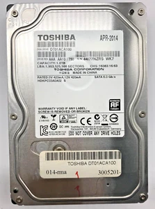 DISCO DURO SATA 1 TB TOSHIBA DT01ACA100 HDKPC03A0A02 S SATA III 3,5"#FP3923 - Imagen 1 de 2