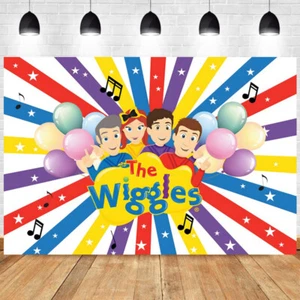 The Wiggles Birthday Party Backdrop Banner Photo Background Decorations - Picture 1 of 13