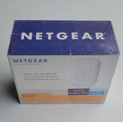 Netgear Web Safe Router RP614NA/ Double Fire Wall  4-Port, 100 Mbps New Sealed.  - Image 1 of 4