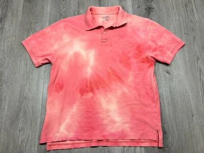 Camisa Polo Rosa Desteñida al Sol Pastel Fondant Preppy Rosa Pendleton Para Hombres Talla M Algodón Foto 1 de 4
