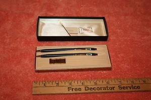 TDC Company Cross Black Pen & Pencil Set in Box Working - Picture 1 of 1
