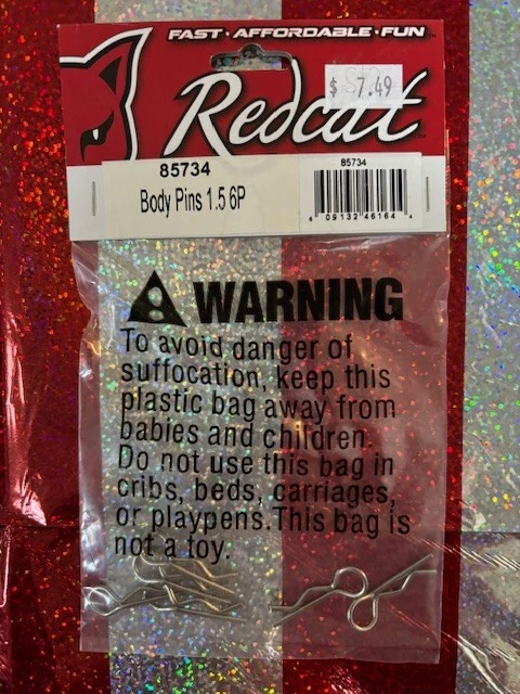 Redcat Part #85734: Body Pins 1.5 (6 Pcs) - Image 1 of 1