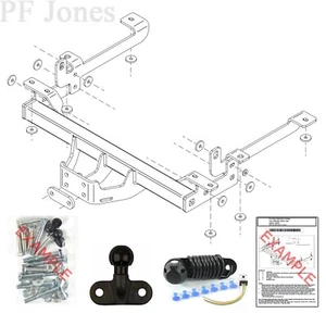 Tow-Trust Towbar for Renault Master Van FWD 2010-2024 - Flange Tow Bar - Picture 1 of 5