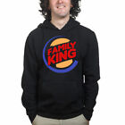 Family Burger King Dad Daddy Fathers Day Present Gift Food Funny Sweatshirt Hood