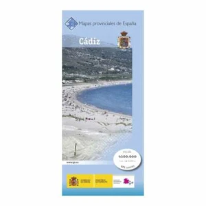 Spain Provincial Map: Cadiz driving topographic 1:200K - Bild 1 von 2