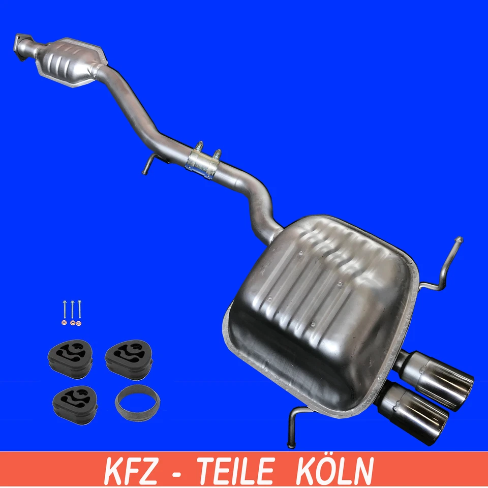 Mercedes (CL203) C 180 200 230 C-Klasse Coupe Mittel + Endschalldämpfer +Set - Bild 1 von 1