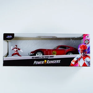 1967 Toyota 2000GT Car Power Rangers Red Ranger Figure Hasbro Jada Toys 1/32 - Picture 1 of 18