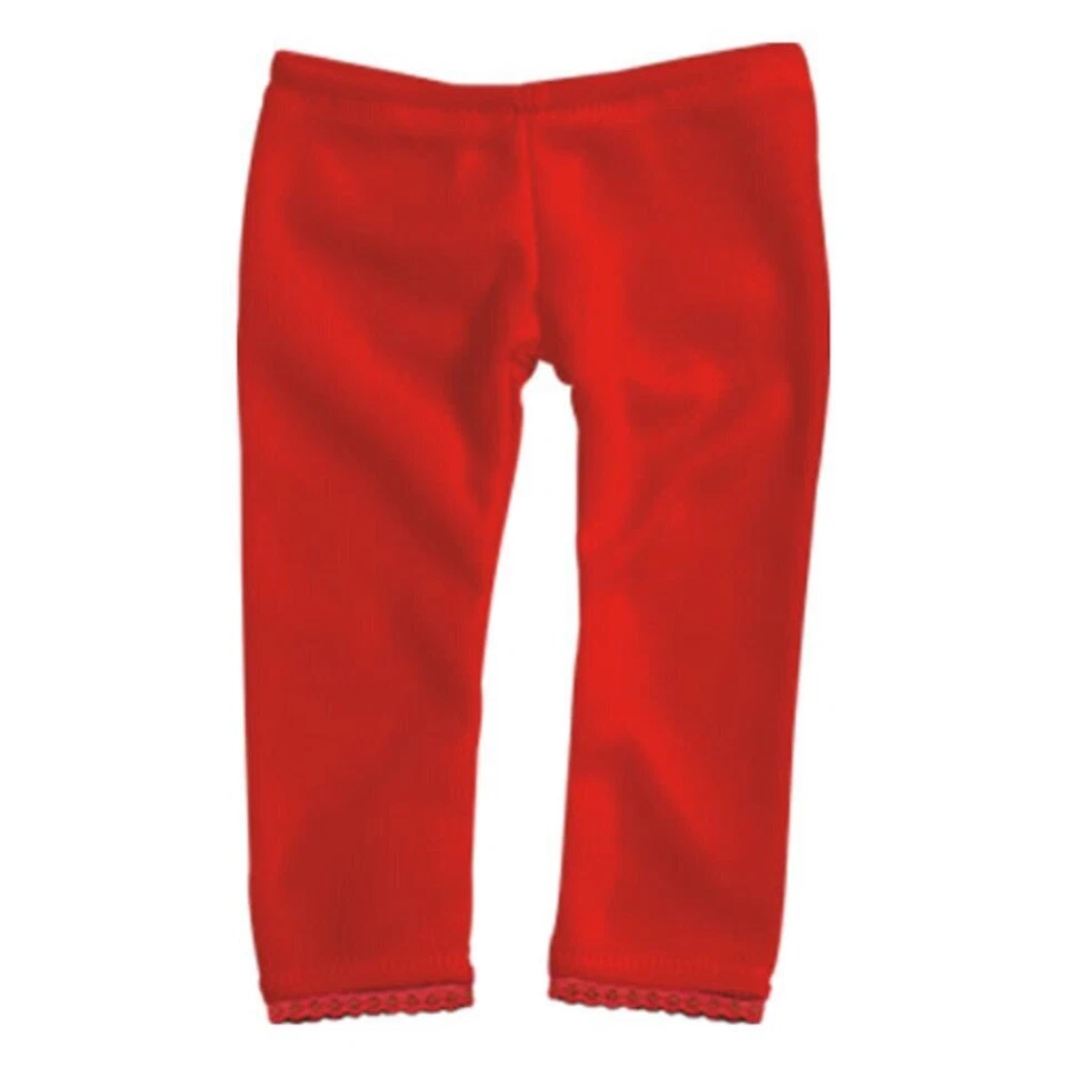  Leggings de encaje rojo ropa de muñeca para muñecas de niña de 18"  Foto 1 de 1
