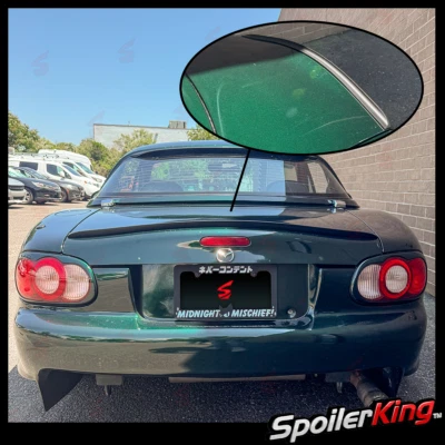 Rear Trunk Lip Spoiler (Fits: Mazda MX-5 Miata NB 1999-2005) SpoilerKing 244L - Image 1 of 4