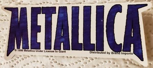 METALLICA--Rock Group Aufkleber --NEU (1999) Automat Aufkleber (#995) - Bild 1 von 3