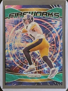 TJ Watt - 2024 Panini Prizm - Fireworks - Green Shimmer Prizm #16 - Bild 1 von 1