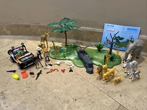 Playmobil 5922 Safari Savannah Landscape Watering Hole, 99% complete. Rare - Picture 1 of 12
