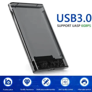 2.5-inch type-c 3.1 transparent mobile hard disk case B9D9 - Afbeelding 1 van 13