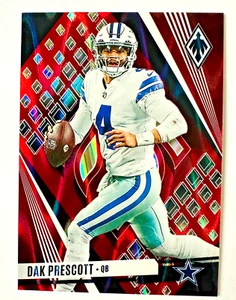 2023 Panini Phoenix Dak Prescott RED Lava Prizm Card SP #/199 Cowboys Star! - Picture 1 of 3