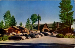 Cal-Neva Lodge Resort, Lake Tahoe, Nevada cartolina d'epoca cromata - Foto 1 di 2