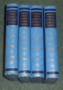 Odhams Young People's Encyclopaedia 1958 - Four Volumes A-Z - 1961 Reprint - Picture 1 of 2