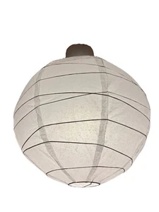 Japanese style paper lamp shade Round Japanese Paper - Picture 1 of 3