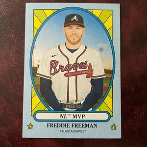 2021 Topps Heritage 1972 Set FREDDIE FREEMAN AWARD WINNERS Insert #AW-1 BRAVES - Picture 1 of 1